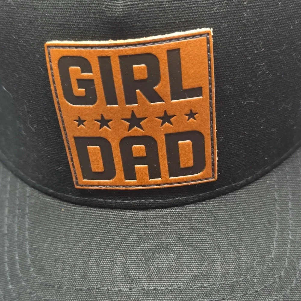 EPIC GOODS Girl Dad Black Trucker Hat Mesh Back Adjustable for Men Casual
